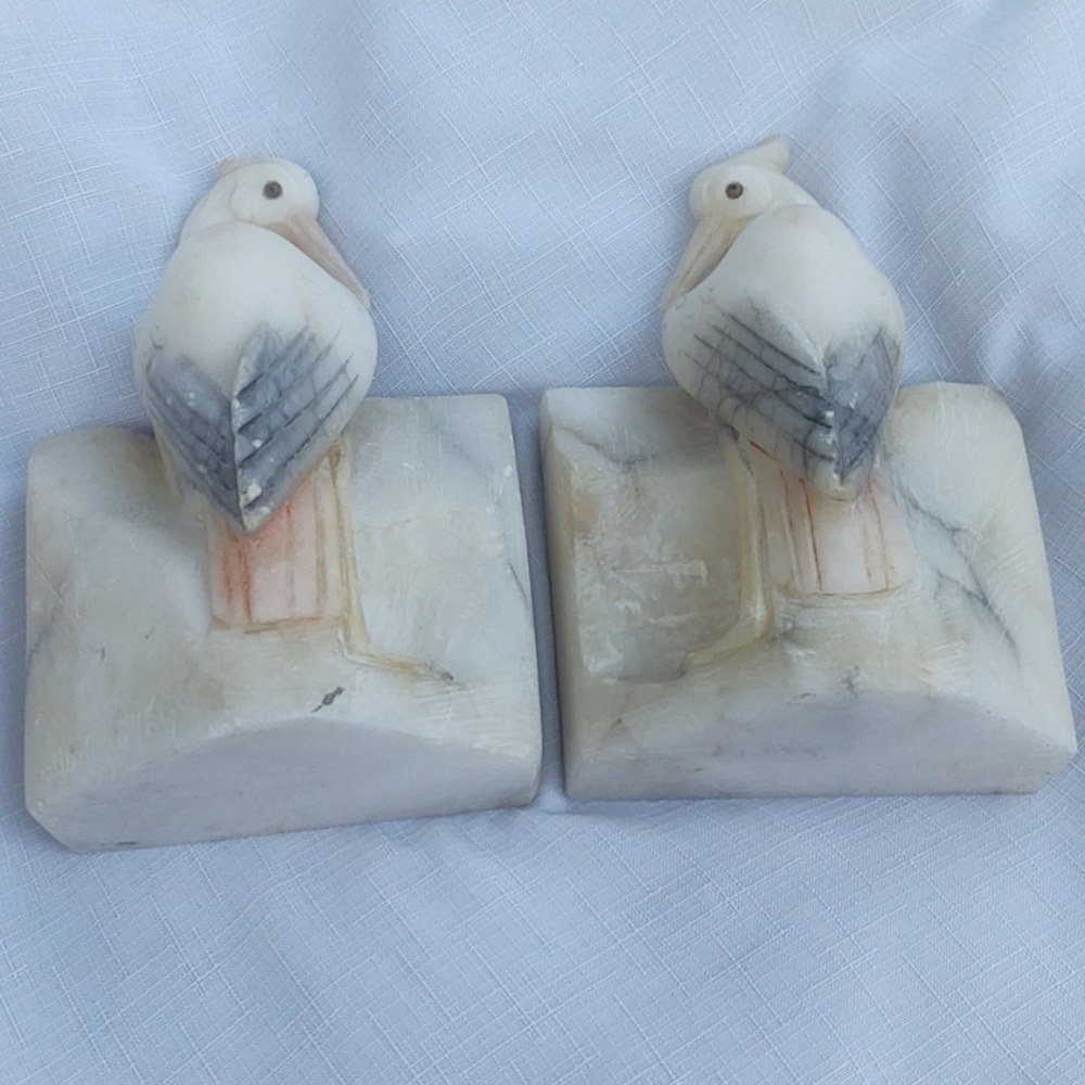 Beautiful marble book ends